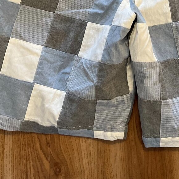 Izod Luxury Sport Men's Classic Oxford Cotton Patchwork Summer Shorts Sz 40 - Picture 5 of 8